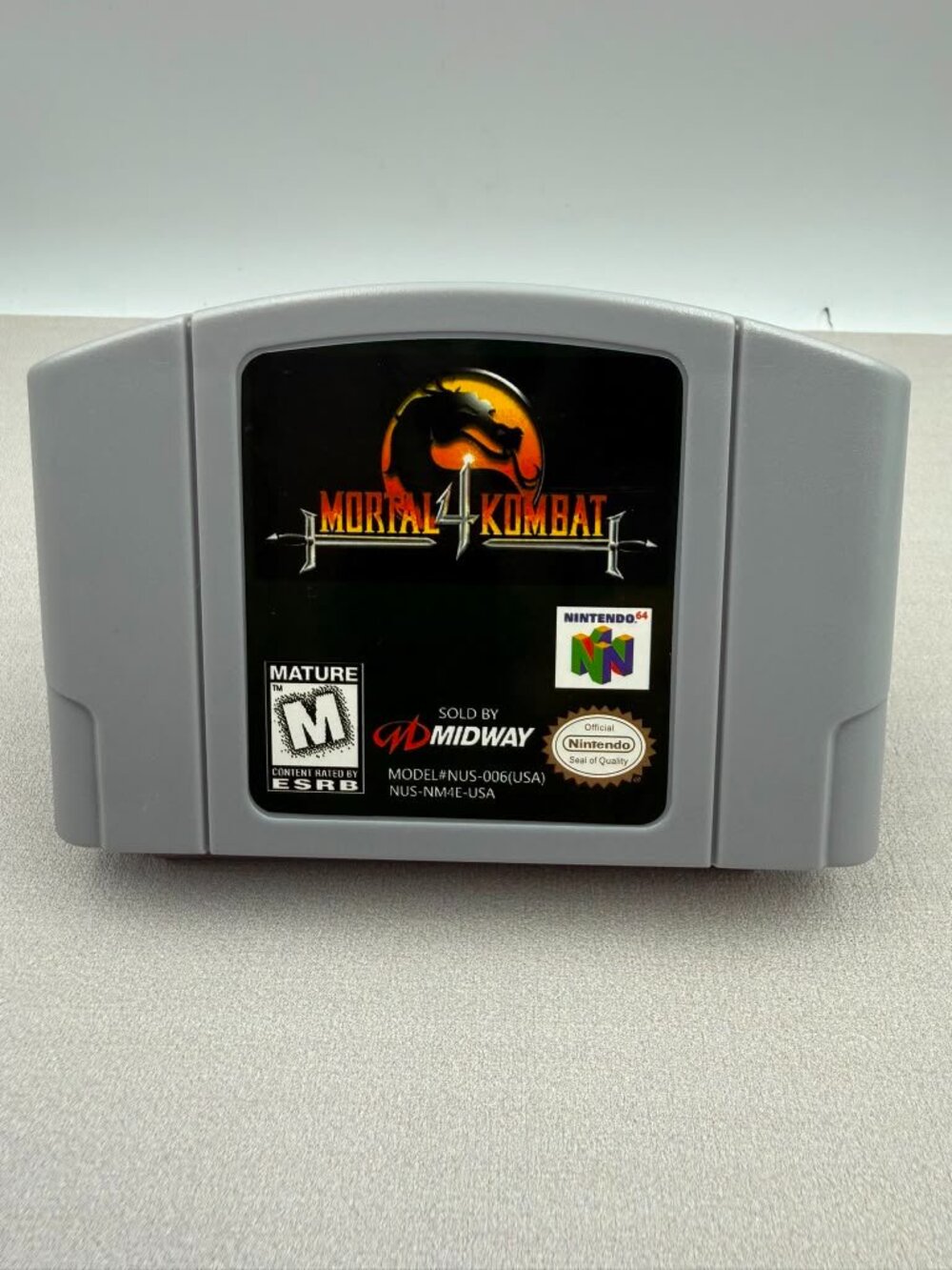 Mortal Kombat 4 – Nintendo 64 N64 USA Version